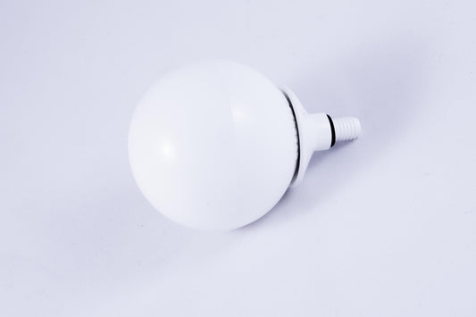 Ambutech Cane Tips: Rolling Ball 8mm Threaded Tip, White